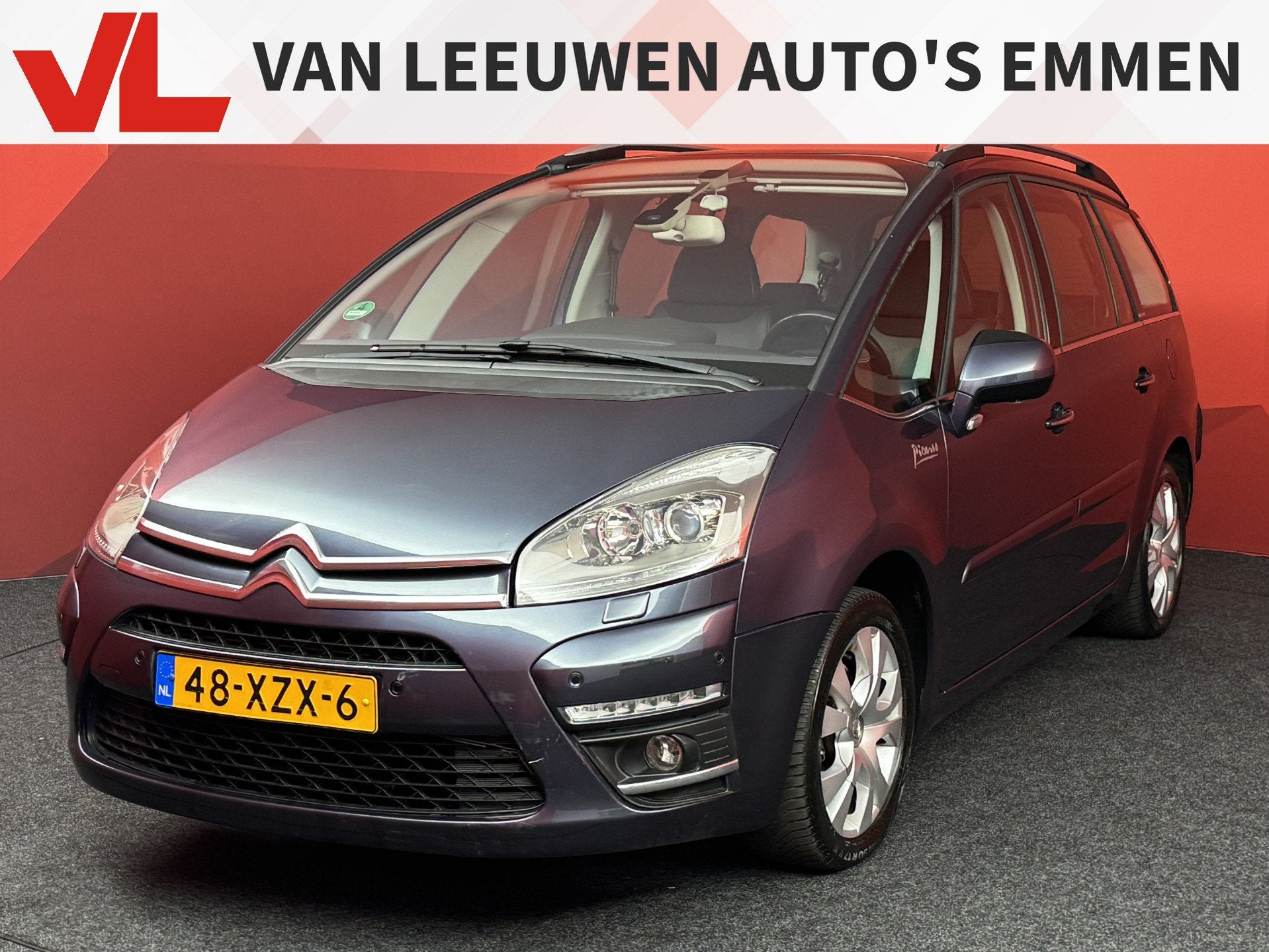 Citroën Grand C4 Picasso 2.0 HDi Exclusive 7p, Voorwielaandrijving, Euro 5, Gebruikt, Zwart