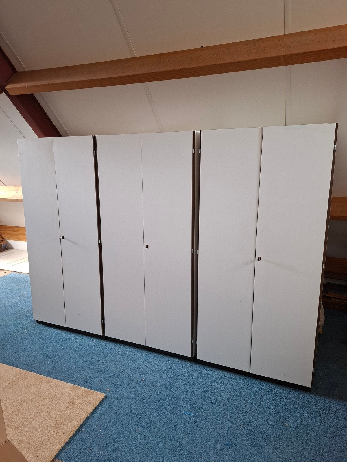 3x Witte kledingkast/opbergkast - 171x80x63cm, Ophalen, Met deur(en), 50 tot 100 cm, 150 tot 200 cm