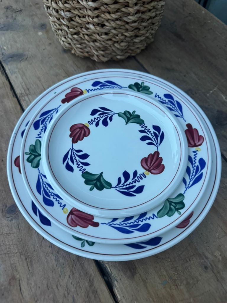 Boerenbont servies, Ophalen, Zo goed als nieuw, Aardewerk, Boerenbont