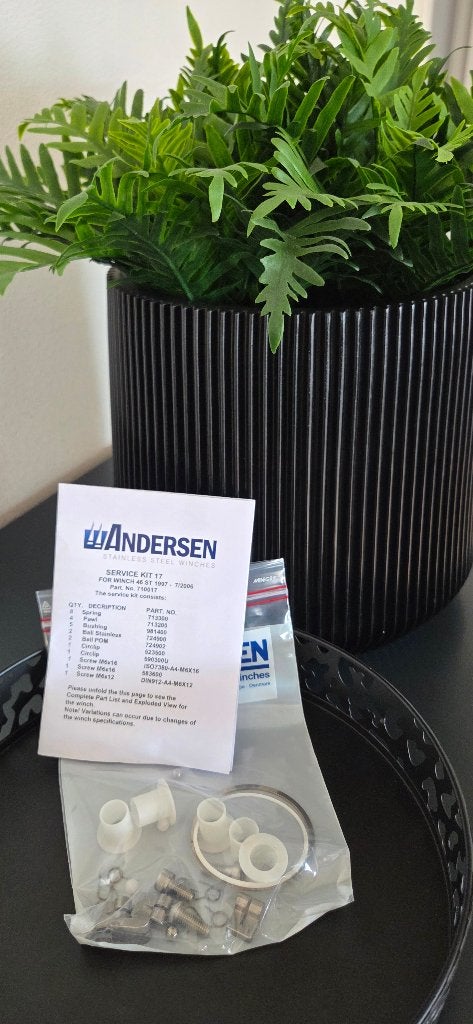 Andersen Lier Service Kit 17 voor Winch 46 ST 1997-2006, Ophalen of Verzenden, Nieuw, Onderhoud en Reparatie