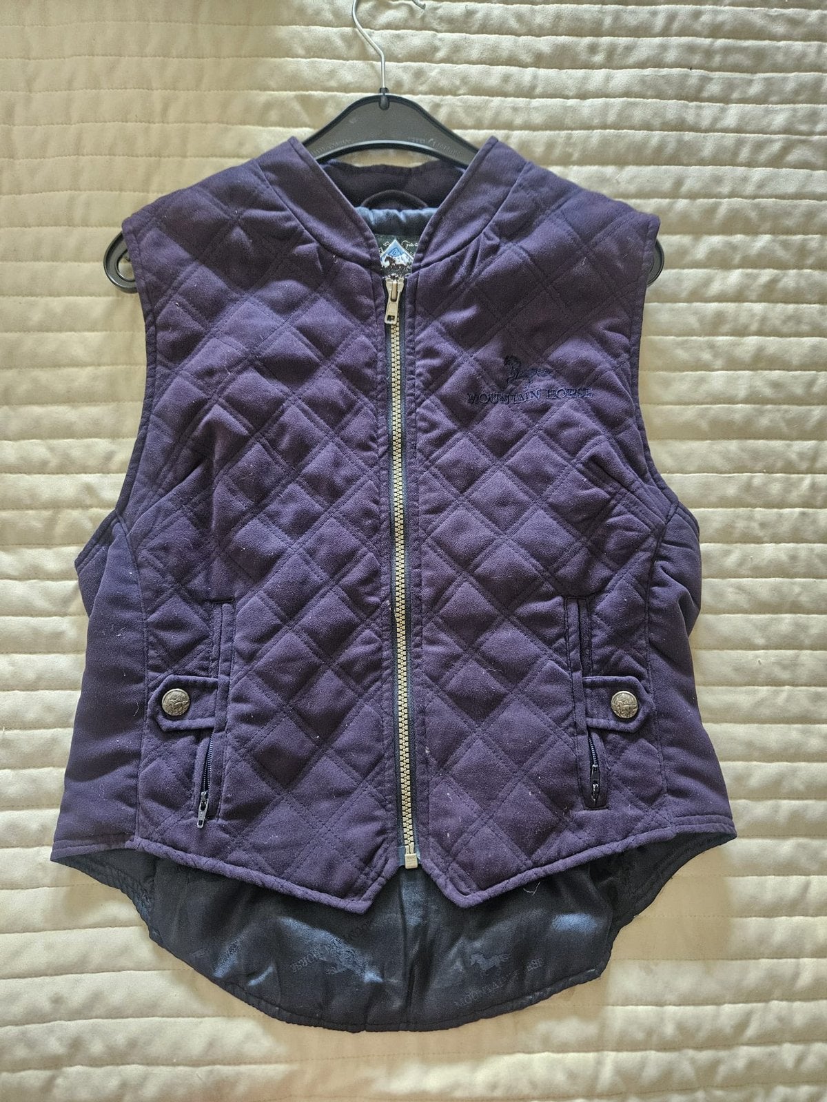 Bodywarmer blauw mountain horse, Ophalen of Verzenden, Zo goed als nieuw, Dressuur, Bovenkleding