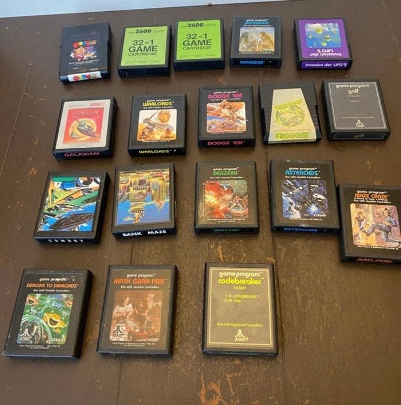 Grote collectie Atari games - Diverse titels, Ophalen of Verzenden, Gebruikt, Overige genres, Atari 2600
