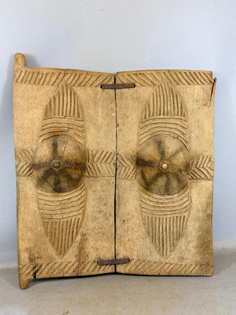 260438 Oud Afrikaans Dogon Graan deur uit Mali., Antiek en Kunst, Kunst | Niet-Westerse kunst, Ophalen of Verzenden