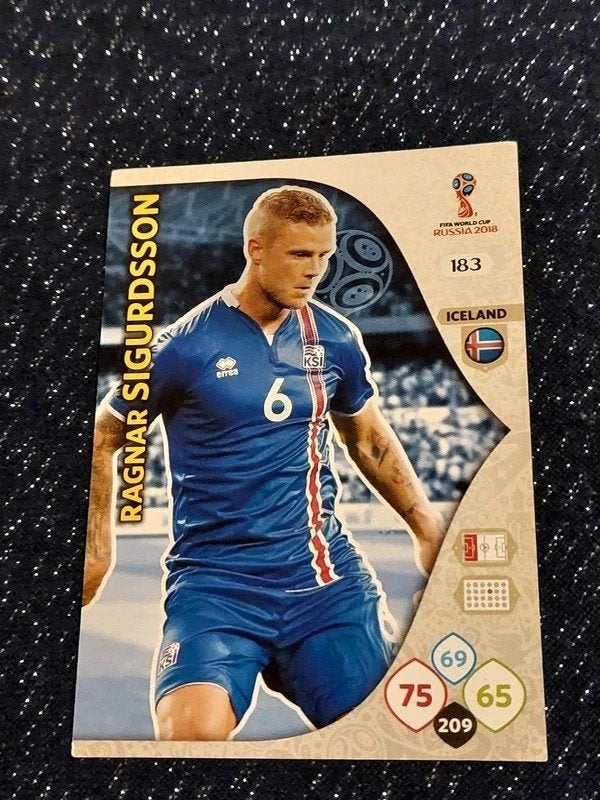 Panini / Voetbalkaart / Ragnar Sigurdsson / IJsland /WK 2018, Ophalen of Verzenden, Zo goed als nieuw, Buitenlandse clubs, Spelerskaart