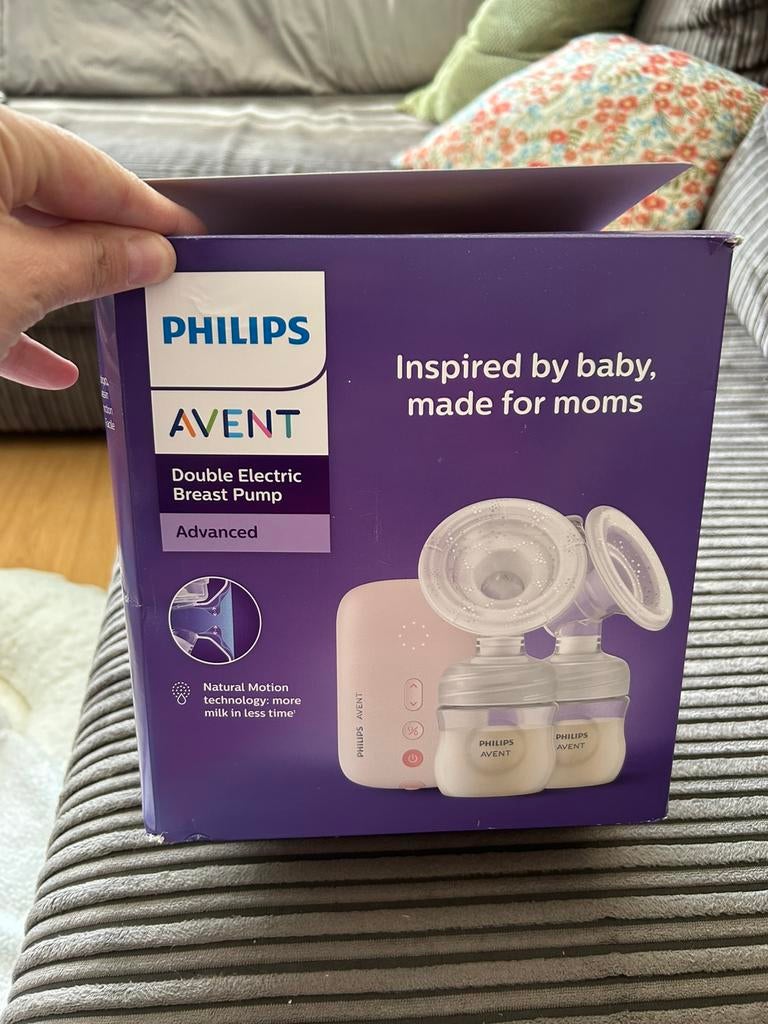 Avent dubbele borstkolf zgan, Kinderen en Baby's, Ophalen of Verzenden, Zo goed als nieuw, Borstkolf