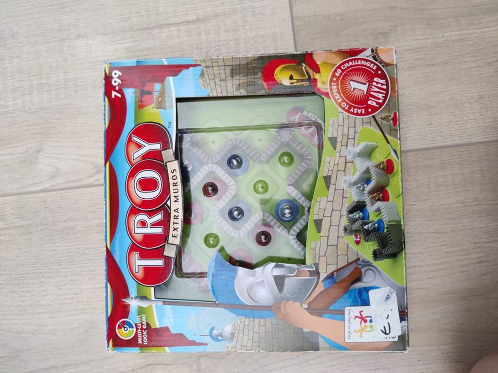 SmartGames Troy Extra Muros Logica Spel 7-99 jaar, Hobby en Vrije tijd, Gezelschapsspellen | Bordspellen, Een of twee spelers