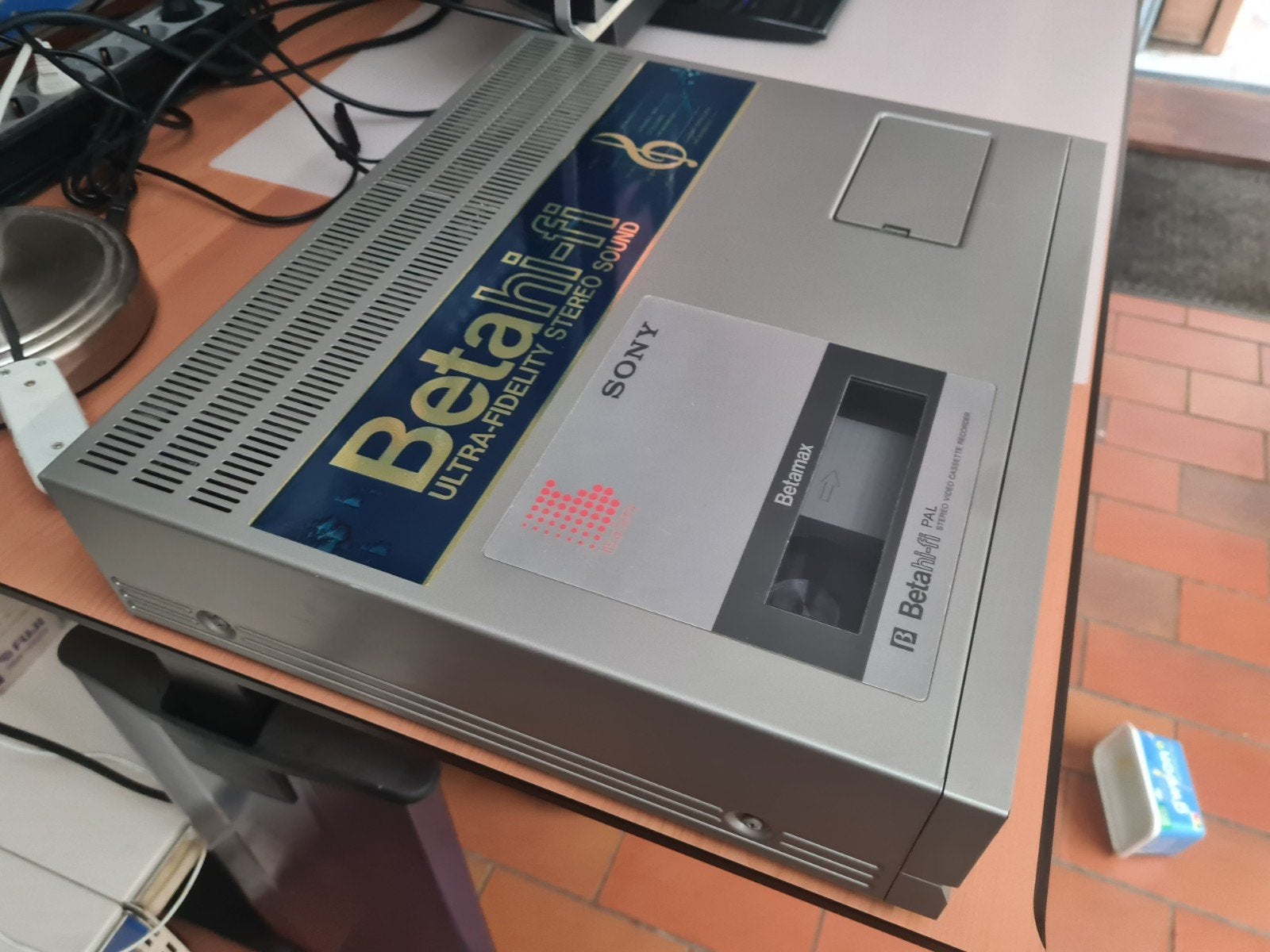 Sony Betamax SL-C7E Betahi-fi Videorecorder - Vintage, Ophalen of Verzenden, Gebruikt, Betamax-speler of -recorder