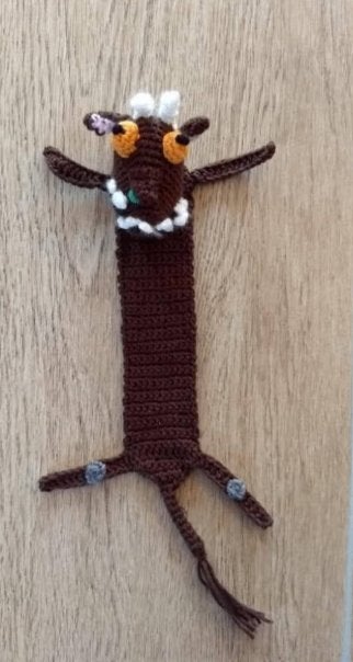 gehaakte gruffalo boekenlegger, Ophalen of Verzenden, Nieuw, Haken, Overige typen