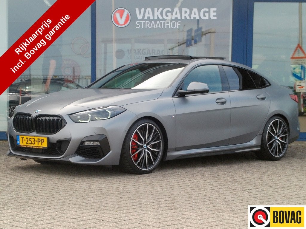 BMW 2 Serie Gran Coupé 220i, Mat Frozen grey / Harman Kardo, 1998 cc, Gebruikt, 4 cilinders, Met garantie (alle)