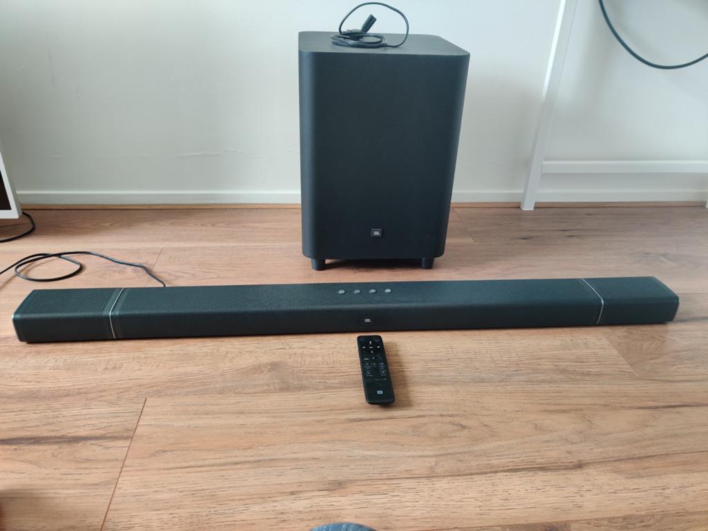 JBL Soundbar 5.1 met draadloze surround speakers subwoofer, Audio, Tv en Foto, Soundbars, Ophalen, Bluetooth, Zo goed als nieuw