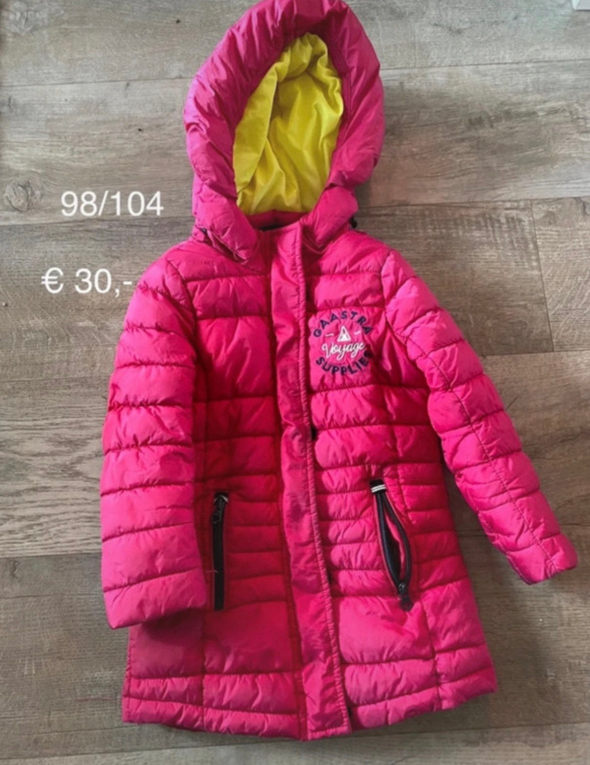 Meisjes Gaastra Winterjas maat 98/104, Ophalen of Verzenden, Gebruikt, Meisje, Jas