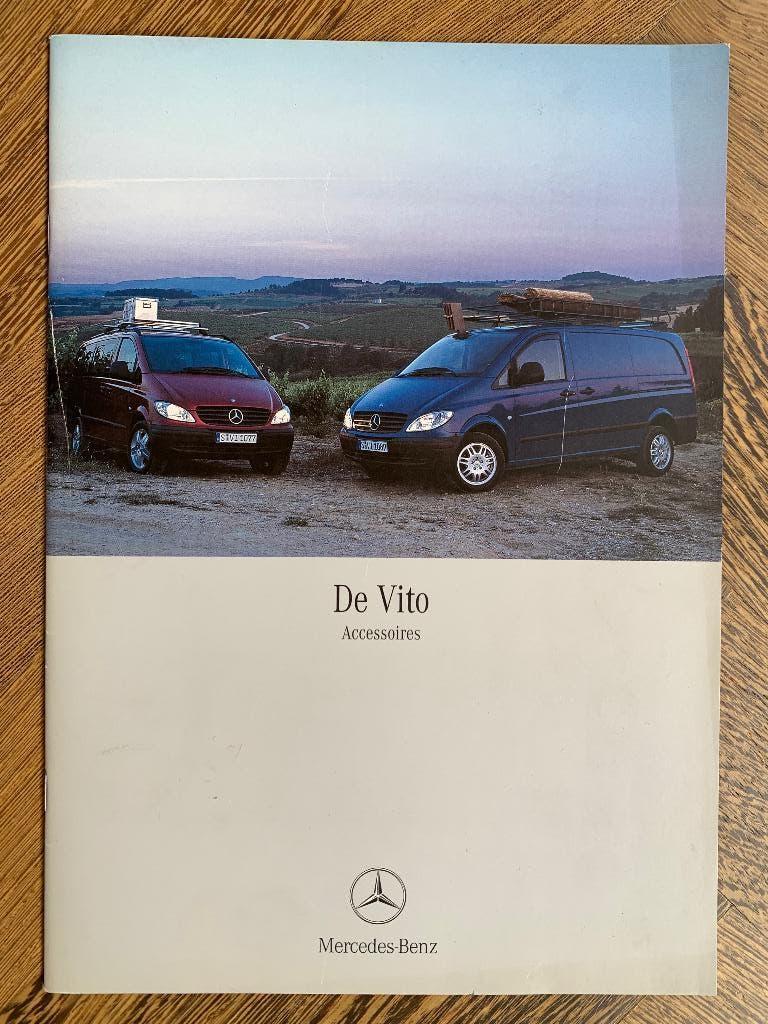 Folder brochure Mercedes-Benz Vito Accessoires 2003, Zo goed als nieuw, Mercedes-Benz, Mercedes, Ophalen of Verzenden