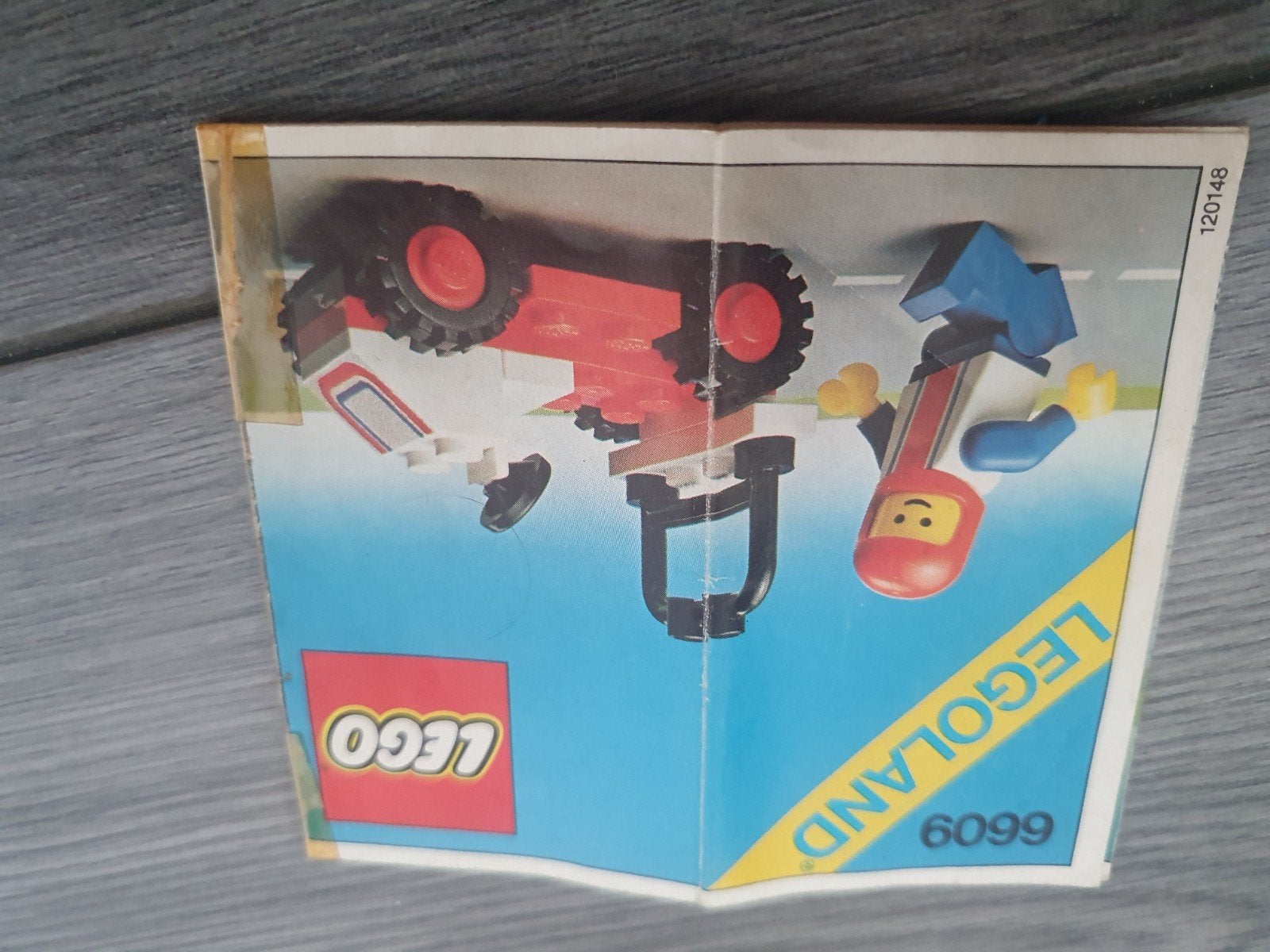 Lego Legoland 6099 Quad met Minifiguur en Boekje, Ophalen, Gebruikt, Overige merken