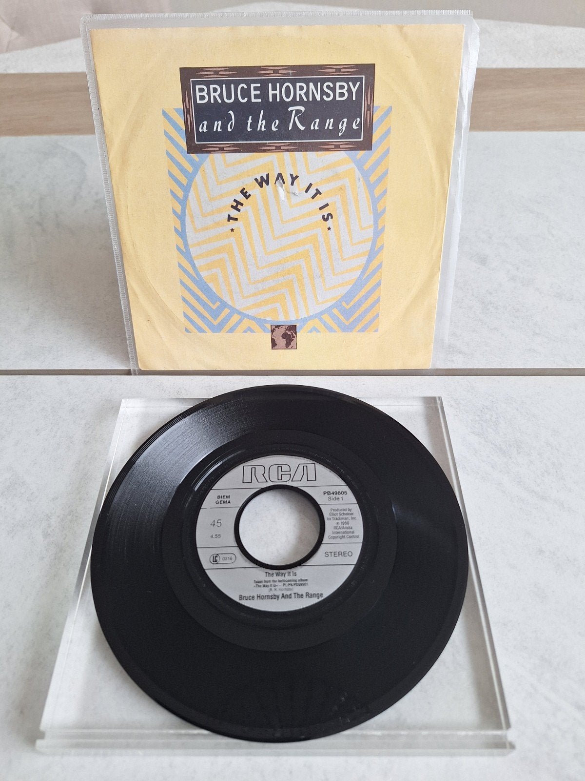 Single van  BRUCE HORNSBY AND THE RANGE  // THE WAY IT IS, Ophalen of Verzenden, Zo goed als nieuw, Overige formaten