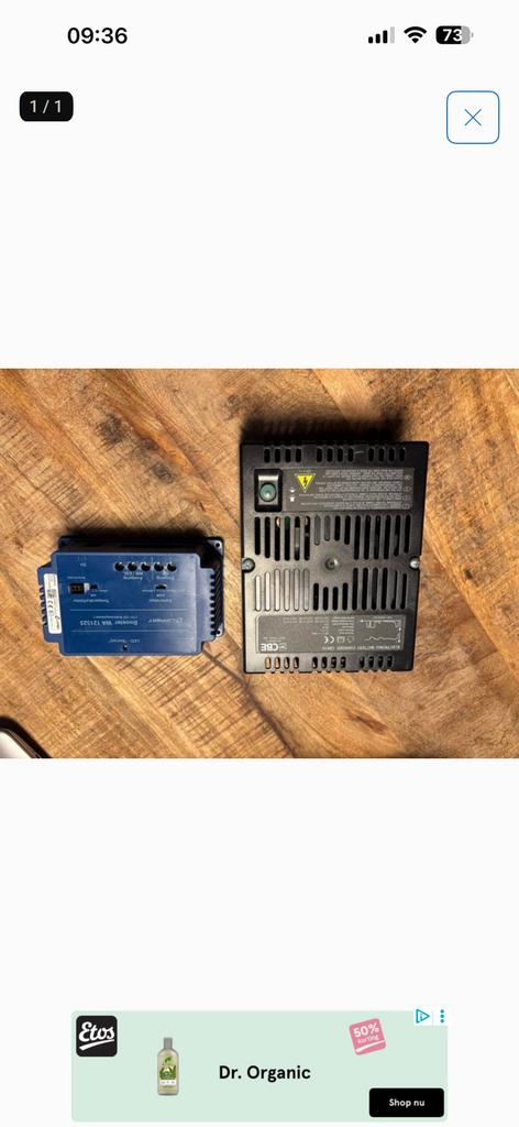 CBE 16 amp acculader 1 jaar oud., Ophalen of Verzenden, Zo goed als nieuw