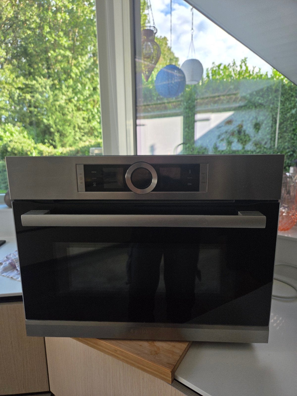 Bosch Combi-oven CMG676BS2/35, Witgoed en Apparatuur, Ophalen, 45 tot 50 cm, Gebruikt, Bosch