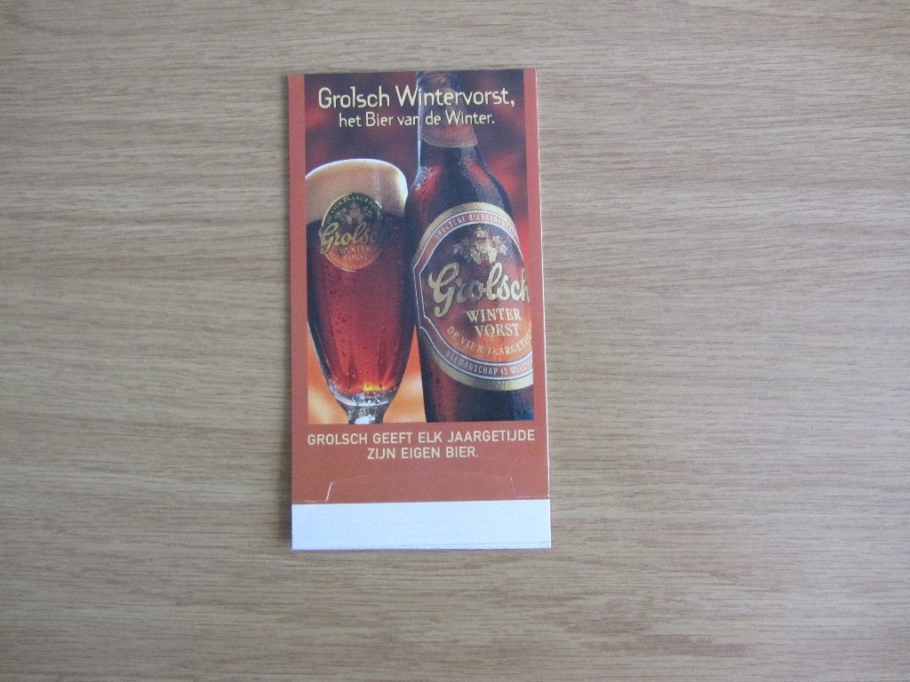 grolsch tafelstandaard - wintervorst, Ophalen of Verzenden, Nieuw, Overige typen, Grolsch