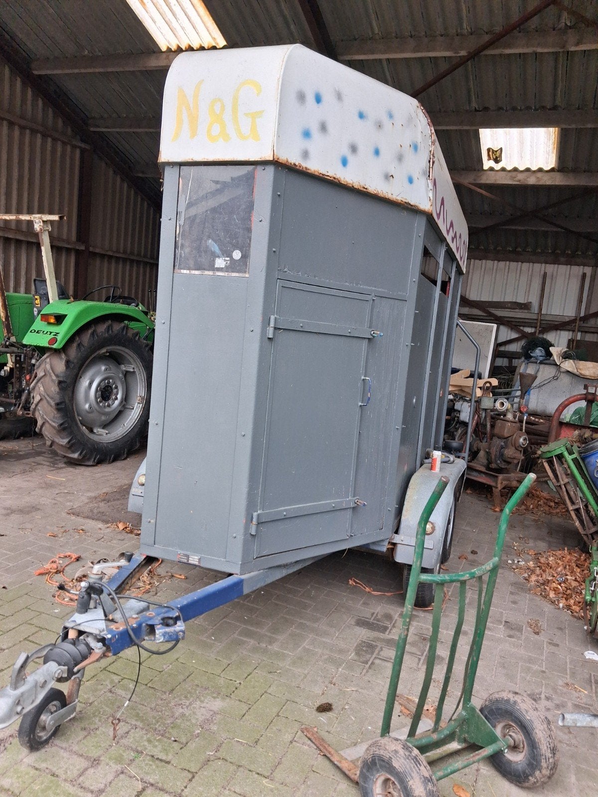 Vee wagen opknaper paarden trailer, Auto diversen, Aanhangers en Bagagewagens, Ophalen