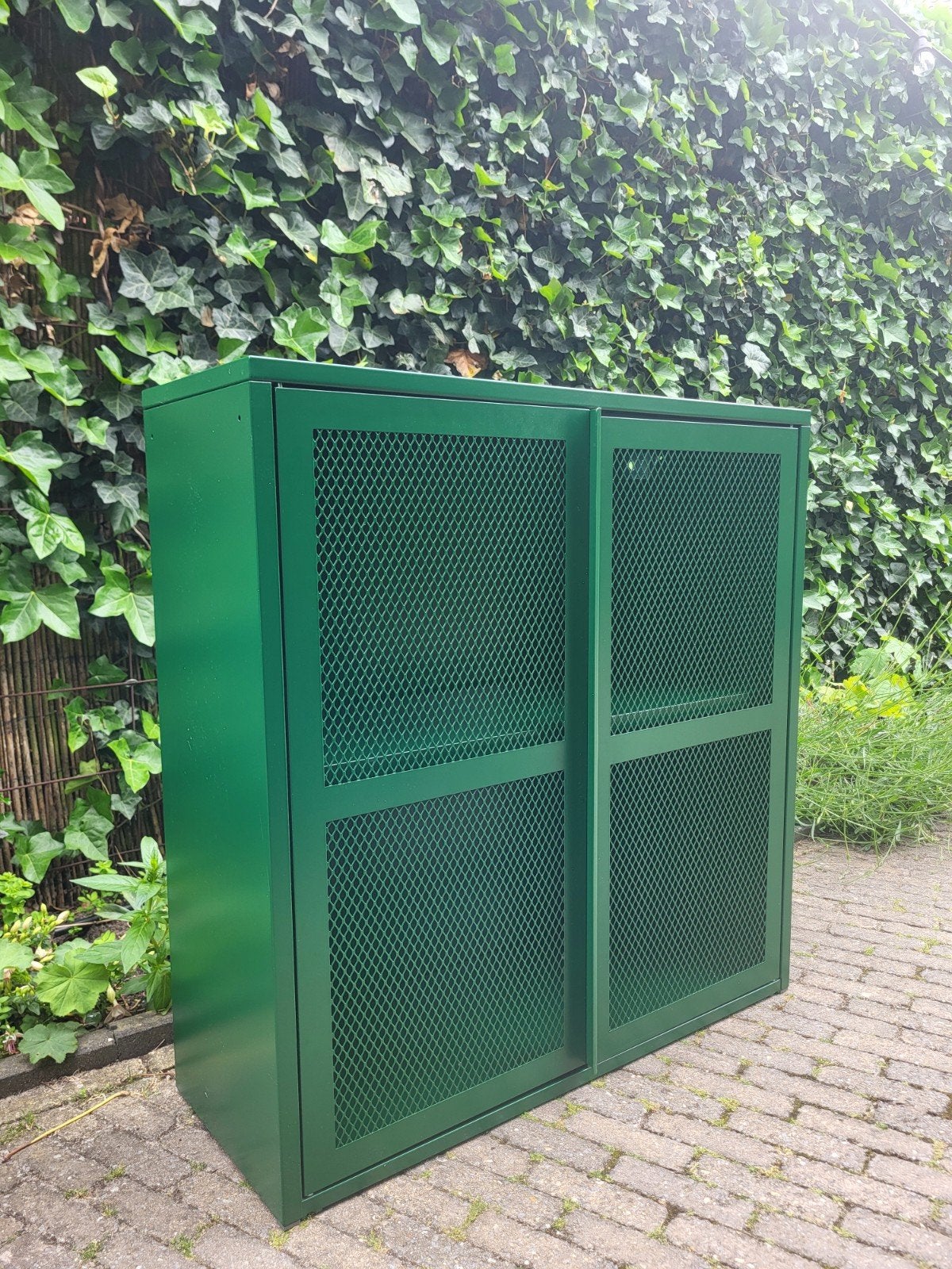 IKEA IVAR Kast met metalen gaasdeuren - Groen, Huis en Inrichting, Kasten | Kledingkasten, Ophalen, 50 tot 100 cm, Minder dan 100 cm