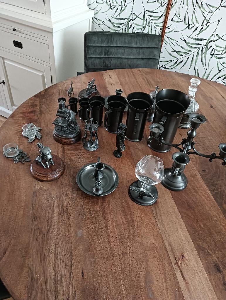 Te koop Tin verzameling, Ophalen