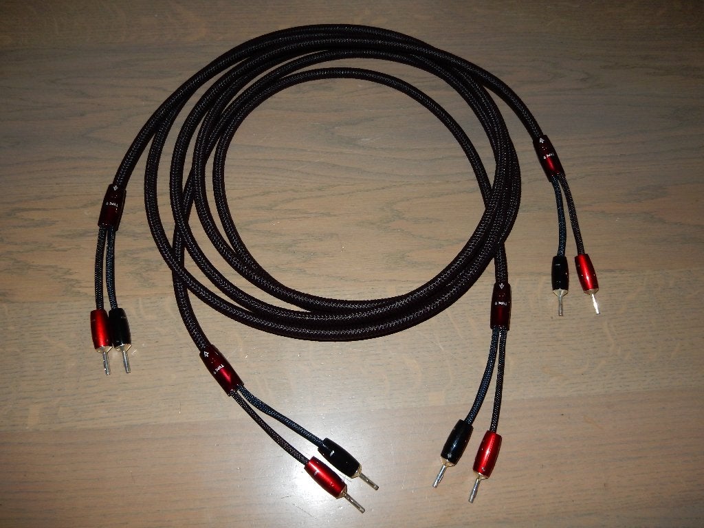 Audioquest Type 9 Luidsprekerkabel 3 Meter set, Ophalen of Verzenden, Zo goed als nieuw, 2 tot 5 meter, Luidsprekerkabel