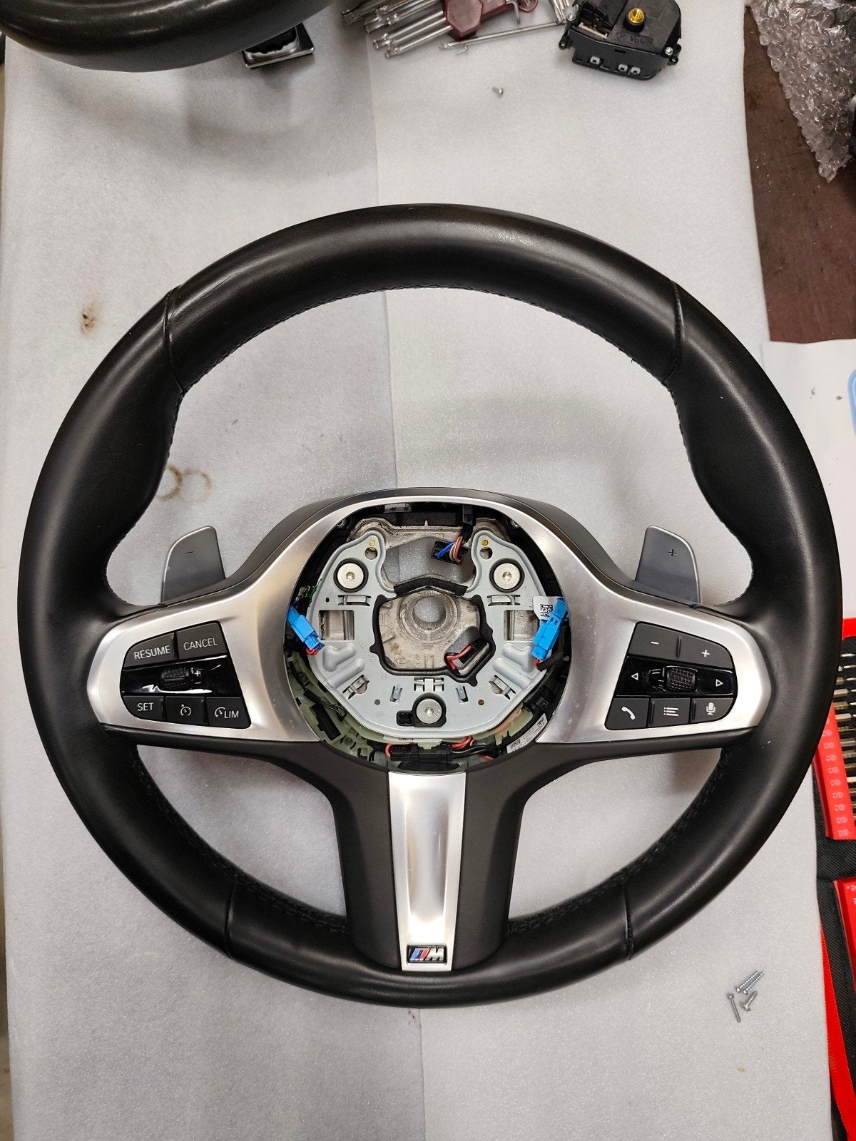 BMW M Sportstuurwiel met paddels, Gebruikt, BMW, Ophalen of Verzenden, BMW