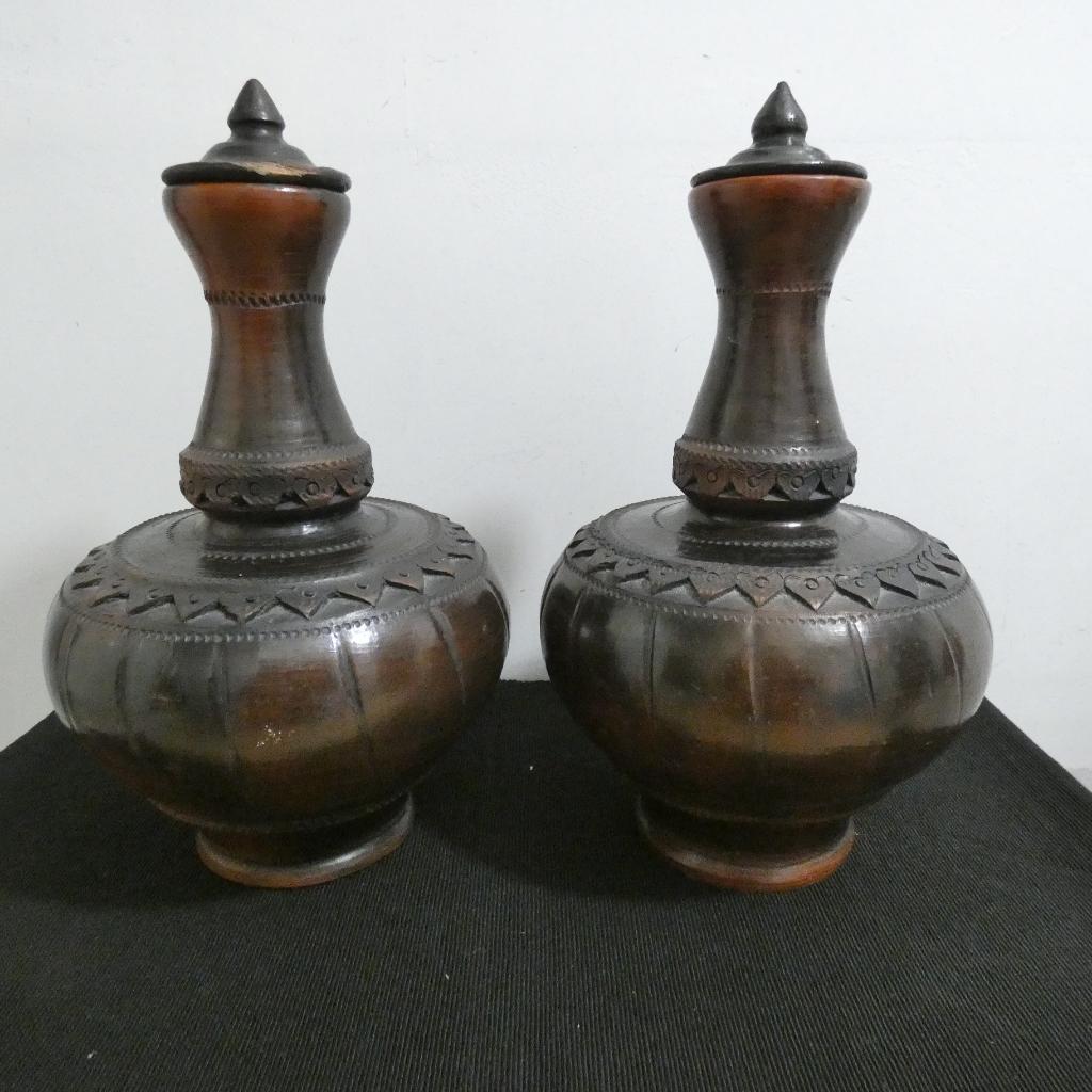 Aziatische vaas - terracotta - India ?? [970], Antiek en Kunst, Antiek | Vazen, Ophalen