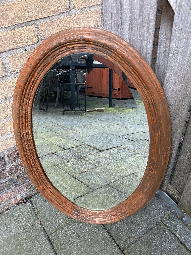 Prachtige facet geslepen spiegel, Ophalen, Minder dan 50 cm, Zo goed als nieuw, Minder dan 100 cm