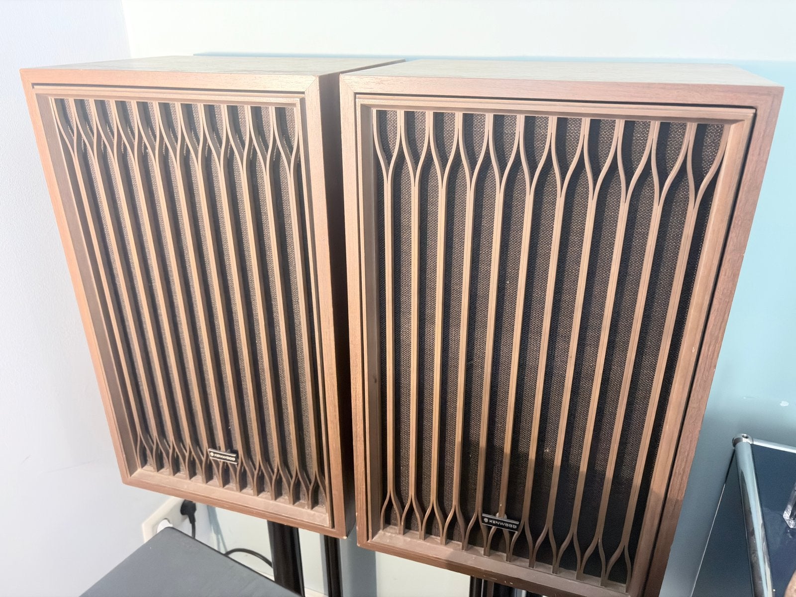 Kenwood KL-4040 Vintage Speakers - Mid-Century Modern Style, Audio, Tv en Foto, Luidsprekers, Vloerstaande luidspreker, Gebruikt
