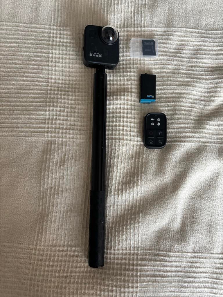 GoPro Max met extra batterij+afstandsbed., Ophalen of Verzenden, Gebruikt, GoPro