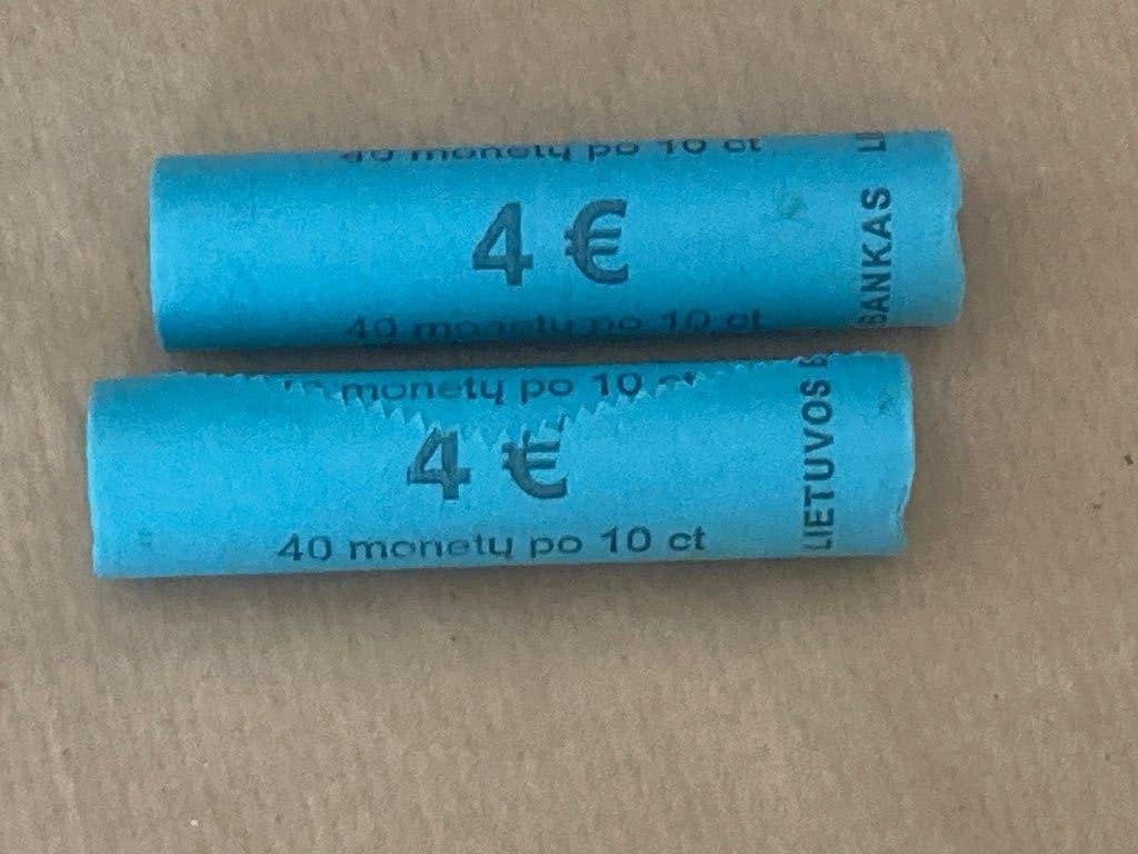 € 0,10 Zichtrollen. Litouwen. 2015. ( 2 rollen ), Ophalen, Overige landen, 10 euro, Setje