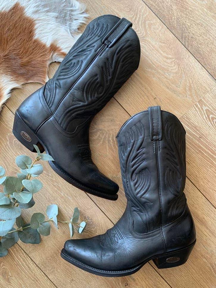 Loblan cowboylaarzen 42 43 western boots bohemian laarzen, Kleding | Heren, Schoenen, -, Zwart, -, Boots