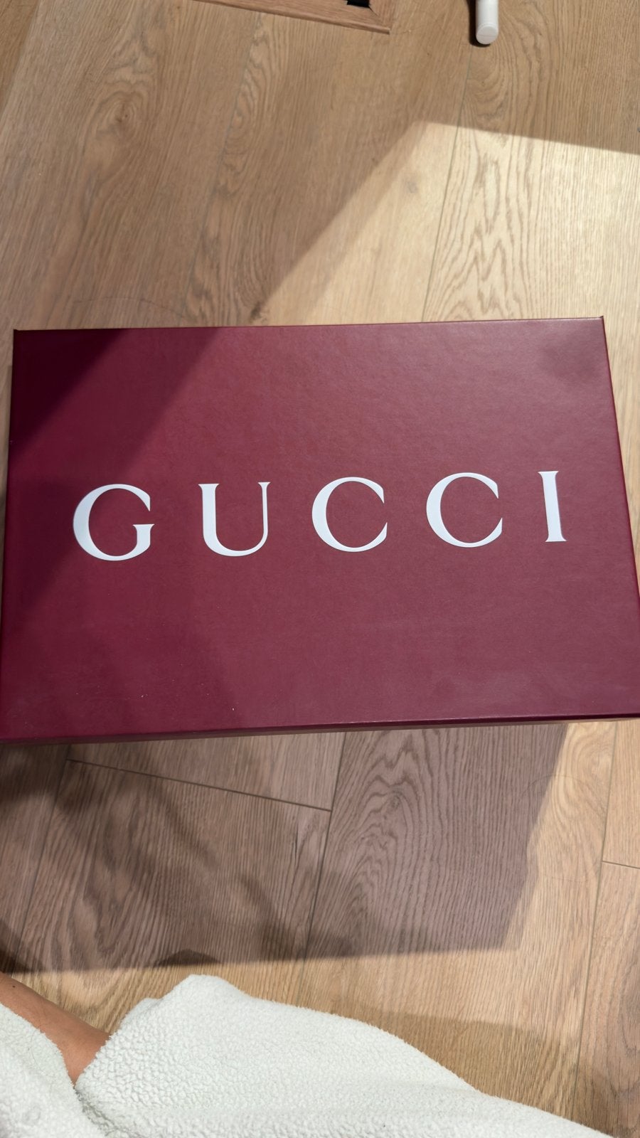 Originele Gucci GG Canvas Crossover met doos & certificaat, Ophalen of Verzenden, Nieuw, Beige, Slippers