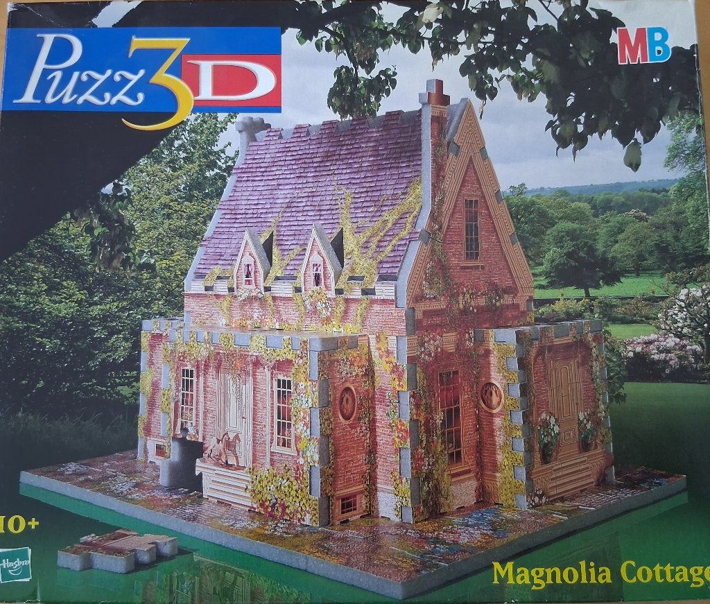 Puzz3D - Magnolia Cottage, Ophalen of Verzenden, Minder dan 500 stukjes, Zo goed als nieuw, Rubik's of 3D-puzzel
