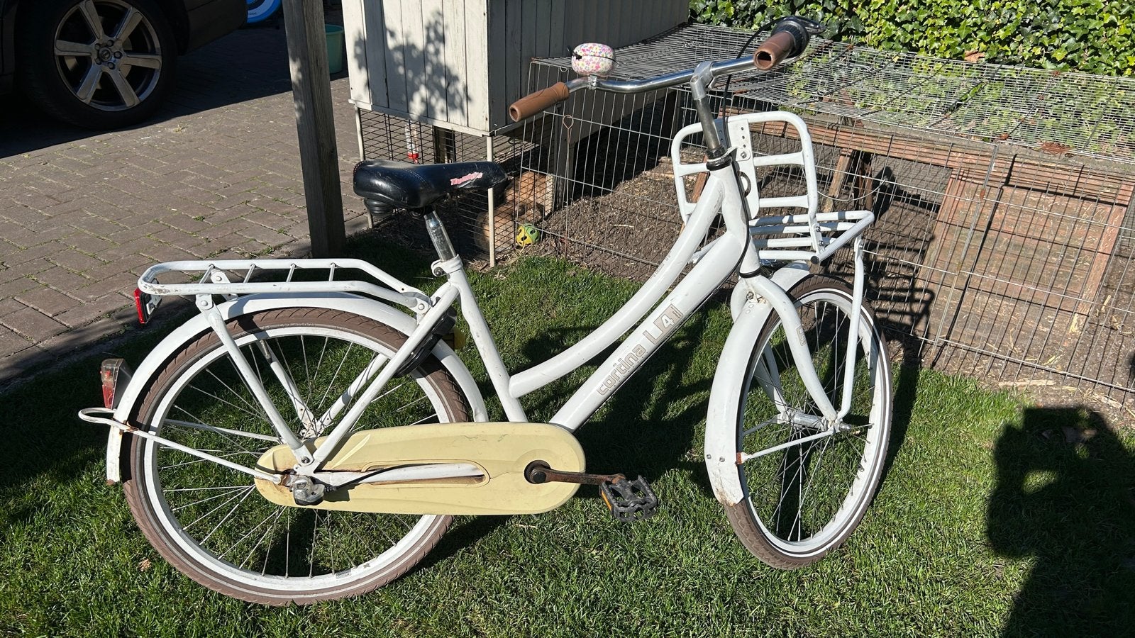 24” Cortina Transport U4 meisjesfiets - Wit, Ophalen, Terugtraprem, Versnellingen, Gebruikt