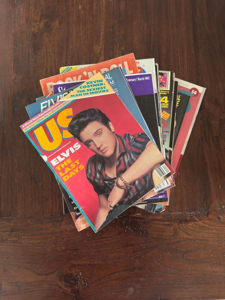 11 Elvis Presley Magazines, Ophalen of Verzenden, Gelezen, Muziek, Film of Tv