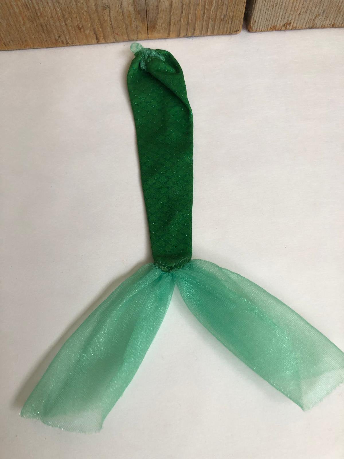 Groen zeemeermin staart met scubben print, Ophalen of Verzenden, Zo goed als nieuw, Barbie