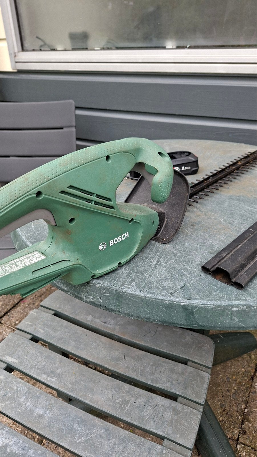 Bosch 18 volt sisteem heggenschaar, Tuin en Terras, Heggenscharen, Ophalen, Accu