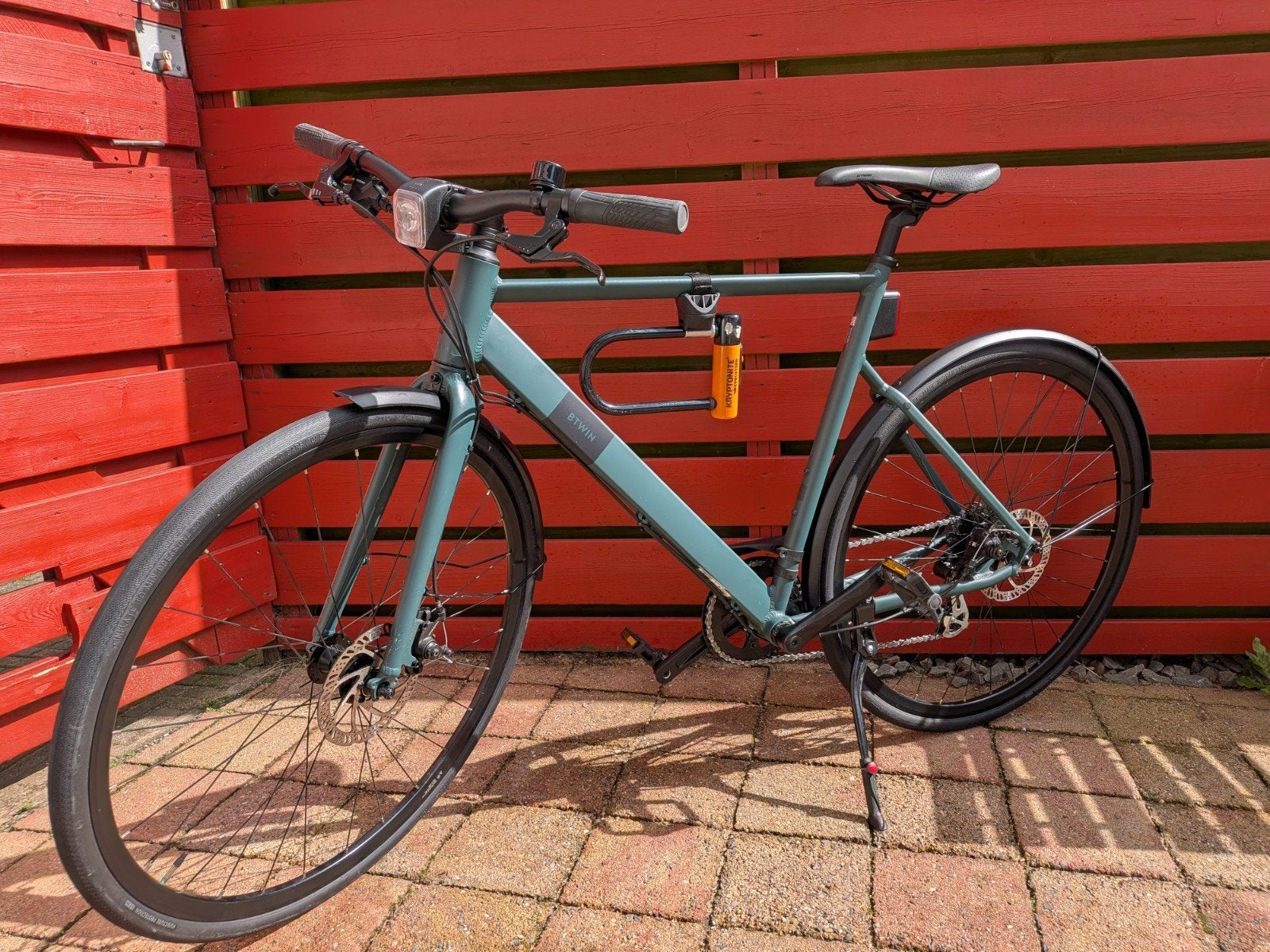 Btwin Speed 900 L met Kryptonite slot en staalkabel, Fietsen en Brommers, Gebruikt, 57 tot 61 cm, Schijfrem, Ophalen