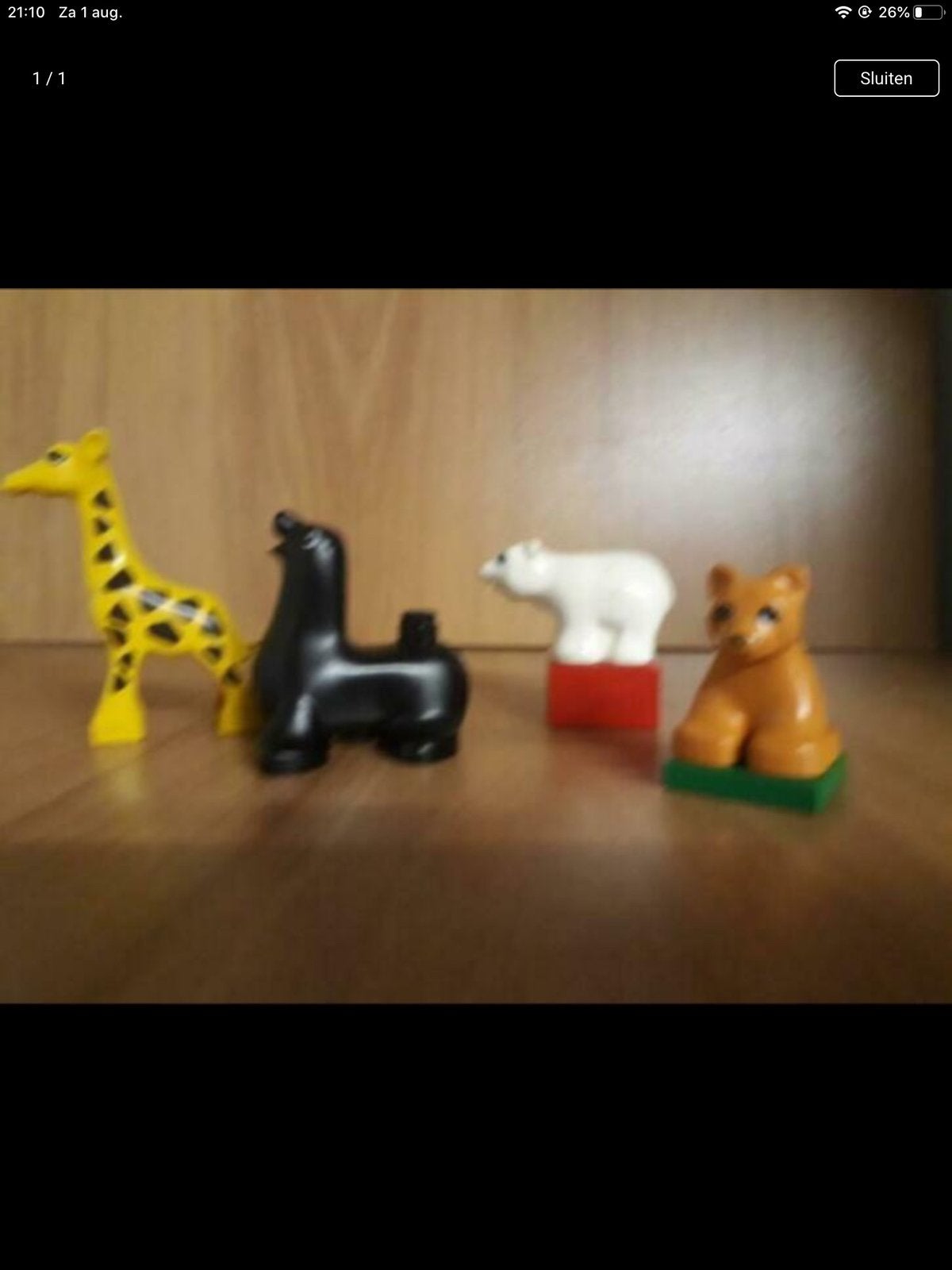 Vintage duplo 2660 bany dieren, Ophalen of Verzenden, Zo goed als nieuw, Duplo