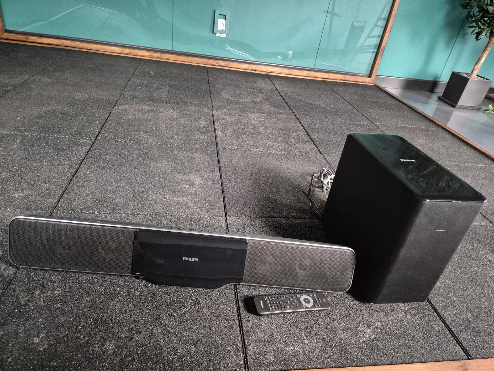 Philips HSB4352 Home cinema set - Soundbar, Subwoofer, DVD, Ophalen of Verzenden