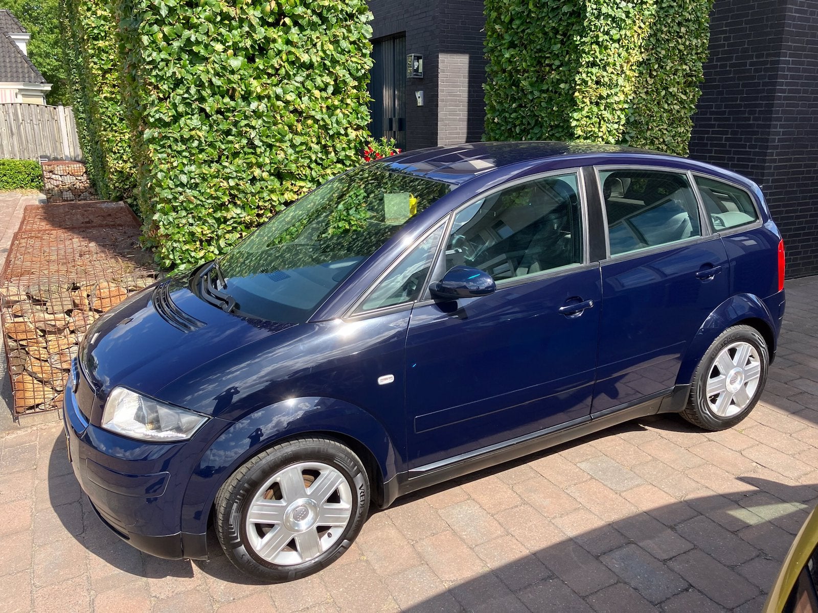 Audi A2 1.4 55KW 2001 Blauw, Licht en Zuinig, Voorwielaandrijving, 74 pk, 31 €/maand, 4 cilinders