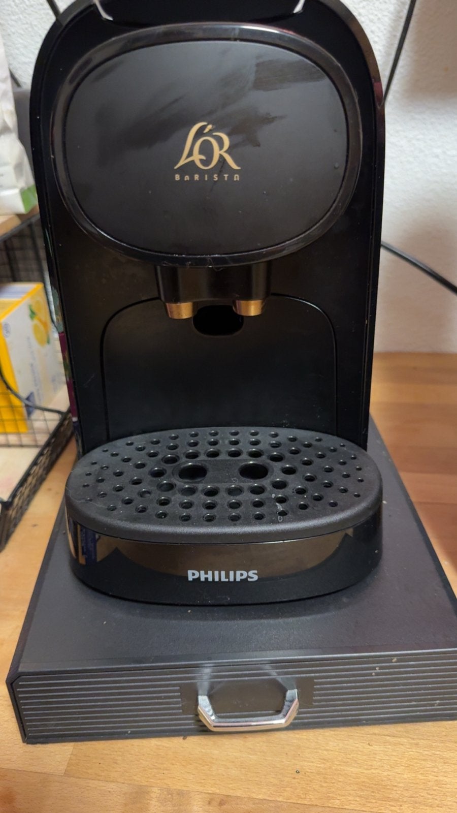 Philips L'OR Barista Koffiemachine - Zwart, Koffiepads en cups, Gebruikt, Koffiemachine, Ophalen of Verzenden