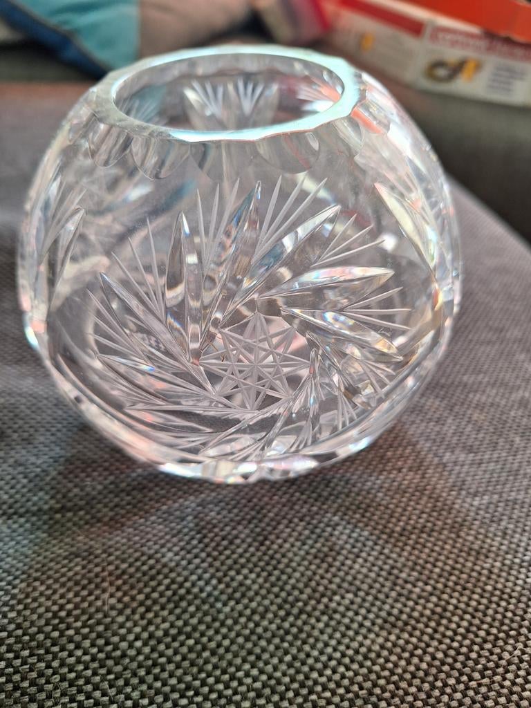 Kristallen vaasje, Antiek en Kunst, Ophalen of Verzenden
