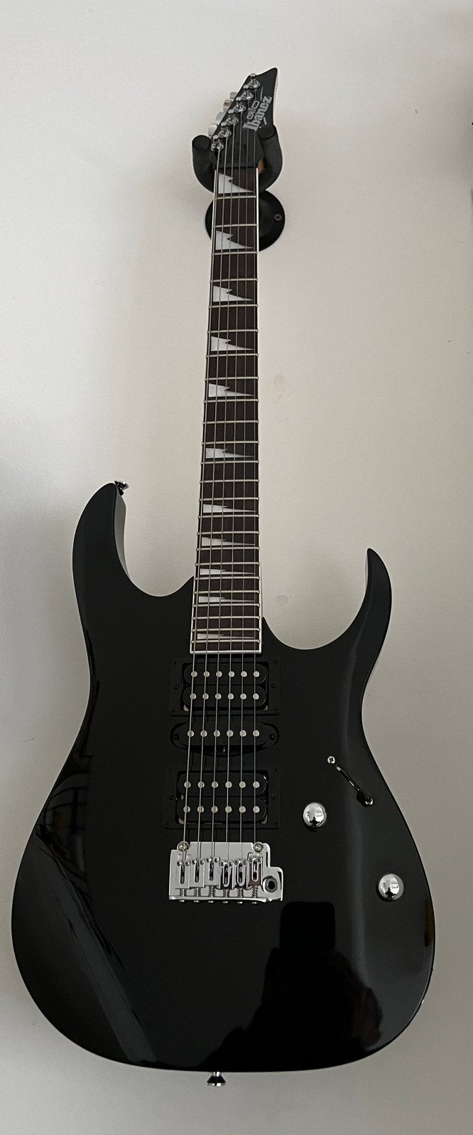 Ibanez gio grg170dx gitaar zwart, Ophalen, Zo goed als nieuw, Solid body, Ibanez