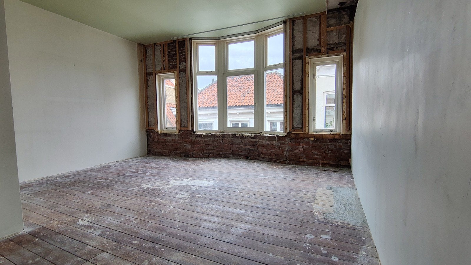 Authentieke houten planken vloer (ca. 30m2), Ophalen, Gebruikt, Vloerdelen of -planken, 10 m² of meer