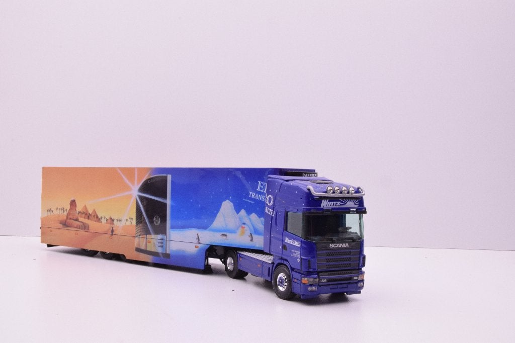 Scania 124  '' Wirtz - Eigro  ''  Tekno, Ophalen of Verzenden, Zo goed als nieuw, Bus of Vrachtwagen, Tekno