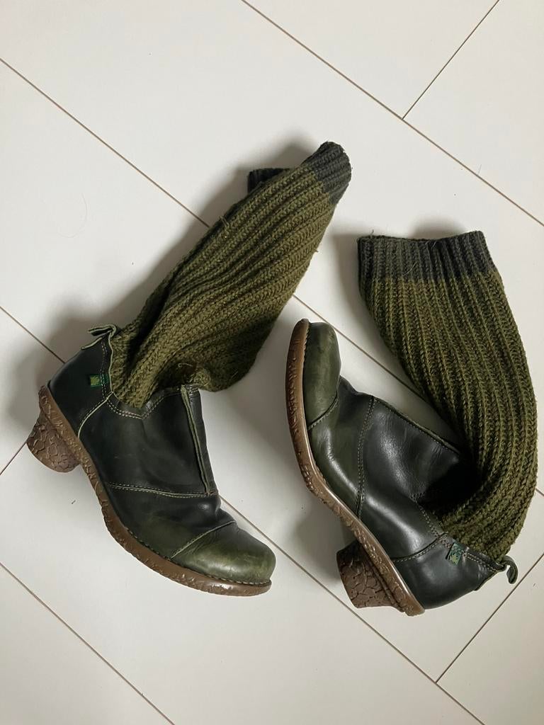 El naturalista 41, Kleding | Dames, Schoenen, Lage of Enkellaarzen, Ophalen of Verzenden, Gedragen, Groen
