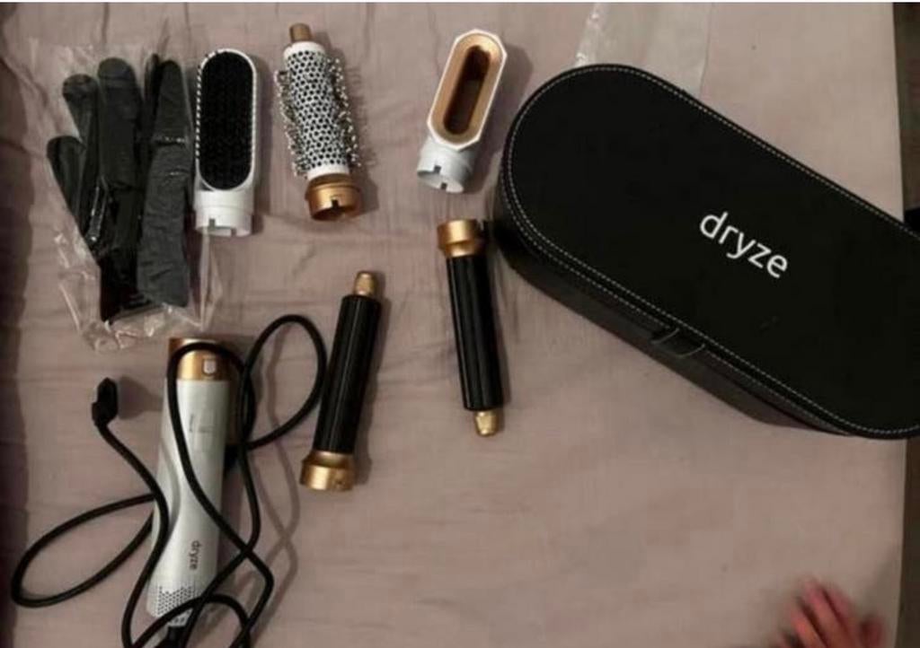 Dryze 5-in-1 Haarstyler Set - Zo goed als nieuw, Ophalen of Verzenden, Zo goed als nieuw, Krultang of Stijltang