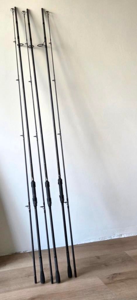 2x 10ft 3lb Trakker Trinity, Ophalen, Zo goed als nieuw, Werphengel